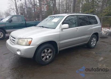 2006 Toyota Highlander V6 z USA, uszkodzony, nr VIN JTEGP21A960119456